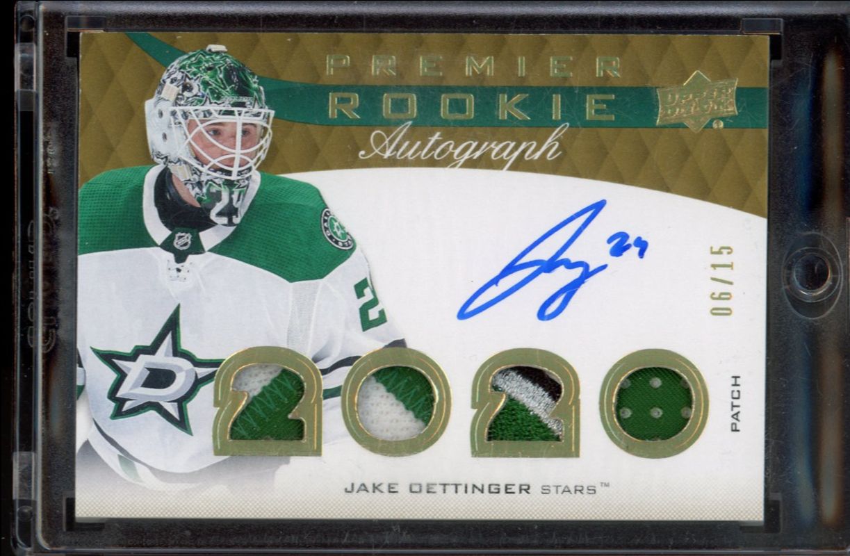 2020 Upper Deck Premier #PRA-JO 2020 Premier Rookie Auto Patch /15