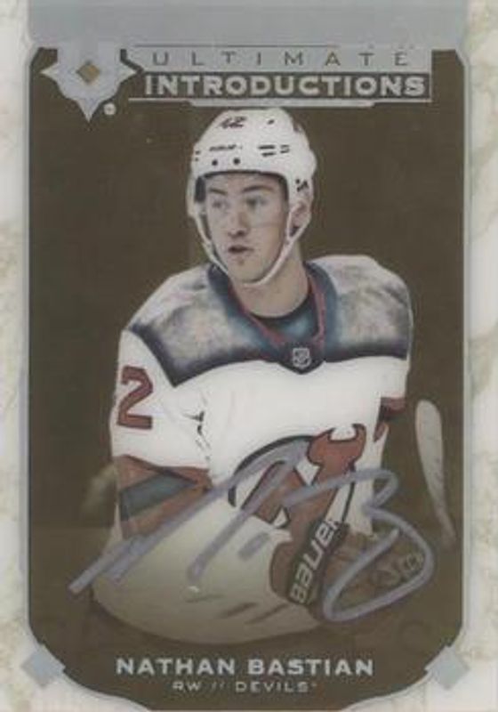 2019 Upper Deck Ultimate Collection #UI-58 Ultimate Introductions Gold Autographs