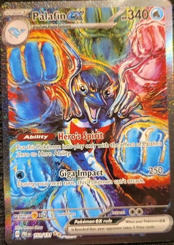 palafin ex pokemon card value TCG Revealed, Designed By Fist Of The North Star Artist including a special Palafin EX promo card that showcases Palafin in all its glory how much is my Palafin