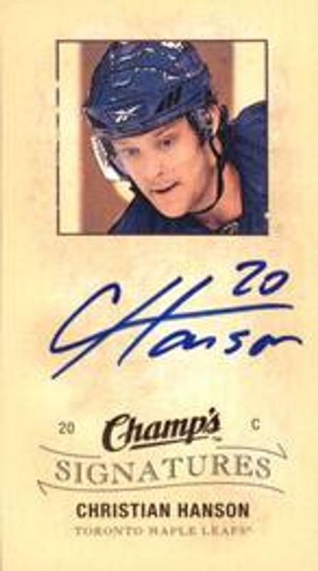2009 Upper Deck Champ's #CS-CH Signatures