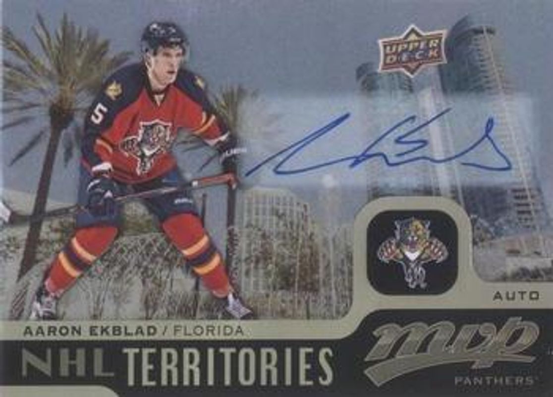 2015 Upper Deck MVP #NT-AE NHL Territories Autographs