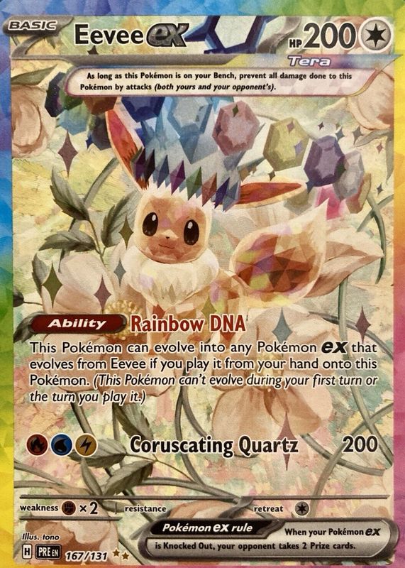 2025 Scarlet & Violet: Prismatic Evolutions #167/131 Special Illustration Rare