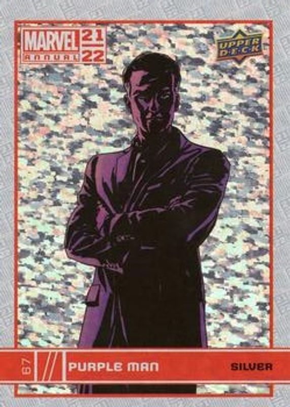 2021 Upper Deck Marvel Annual #67 Silver Sparkle