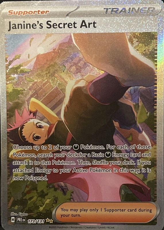 janine's secret art pokemon card CGC 10 GEM MINT JAPANESE 2024 228/187 TERA PKMhobby The item may be similar but not exactly the same as the image (e.g Janine's Secret Art - 084/064