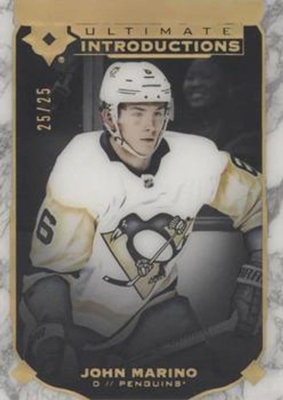 2019 Upper Deck Ultimate Collection #UI-76 Ultimate Introductions - Onyx Black /25