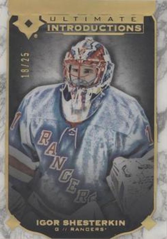 2019 Upper Deck Ultimate Collection #UI-77 Ultimate Introductions - Onyx Black /25