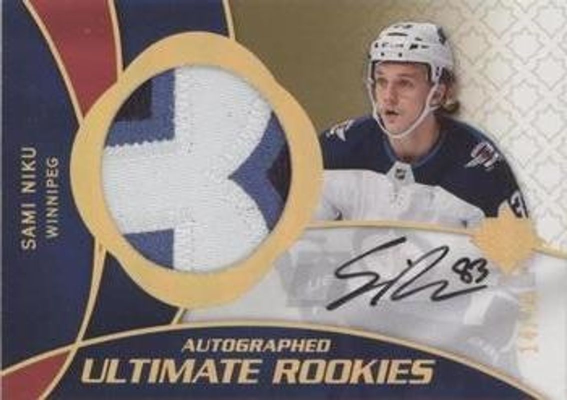 2019 Upper Deck Ultimate Collection #RRPA-SN 2018 Upper Deck Ultimate Collection Update: 2008 Retro Rookies Autographs Patch /49