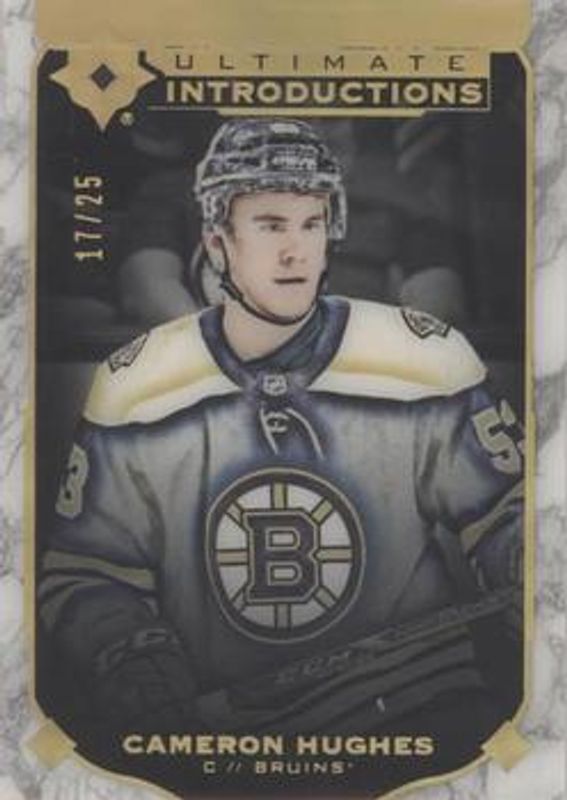 2019 Upper Deck Ultimate Collection #UI-88 Ultimate Introductions - Onyx Black /25