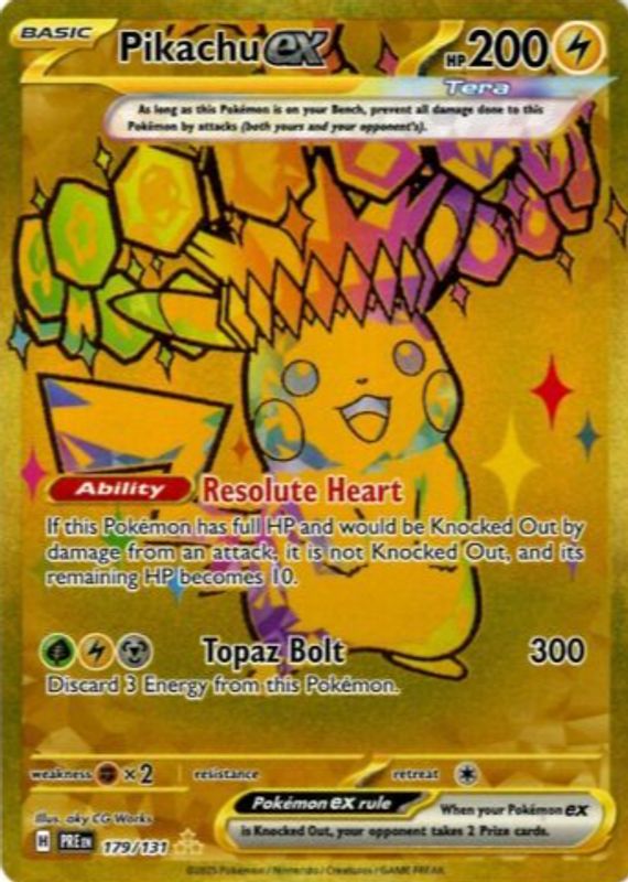 2025 Scarlet & Violet: Prismatic Evolutions #179/131 Hyper Rare (Secret)