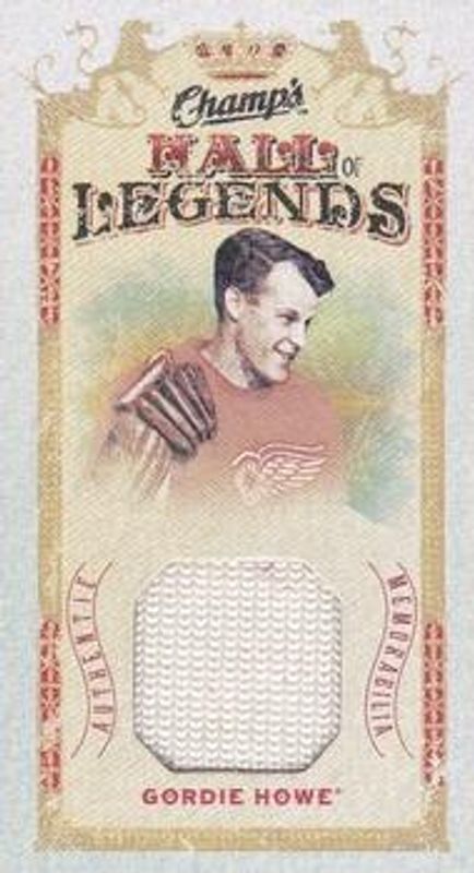2009 Upper Deck Champ's #HL-GH Hall of Legends Memorabilia