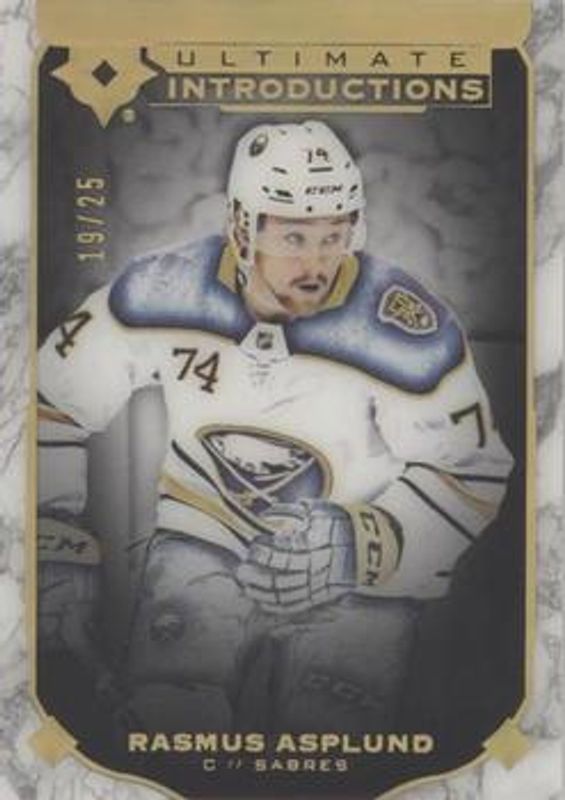 2019 Upper Deck Ultimate Collection #UI-84 Ultimate Introductions - Onyx Black /25