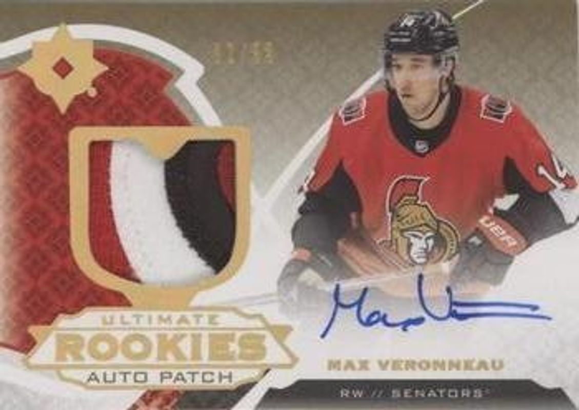 2019 Upper Deck Ultimate Collection #128 Ultimate Rookies Auto Patch /99