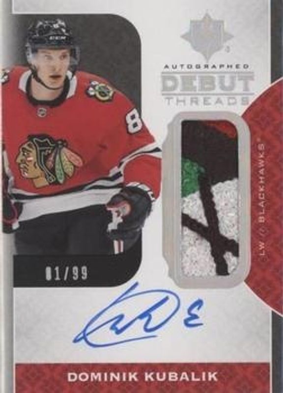 2019 Upper Deck Ultimate Collection #DT-DK Autographed Debut Threads /99
