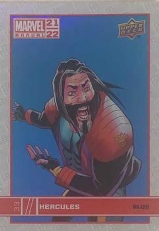 2021 Upper Deck Marvel Annual #33 Blue