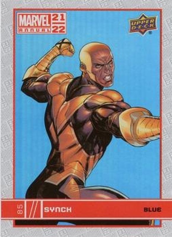 2021 Upper Deck Marvel Annual #85 Blue