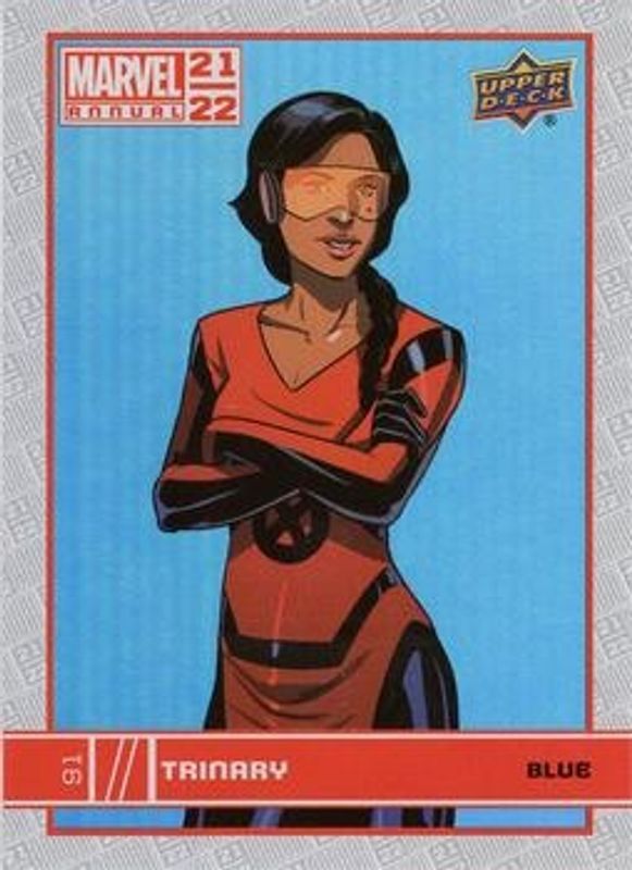2021 Upper Deck Marvel Annual #91 Blue