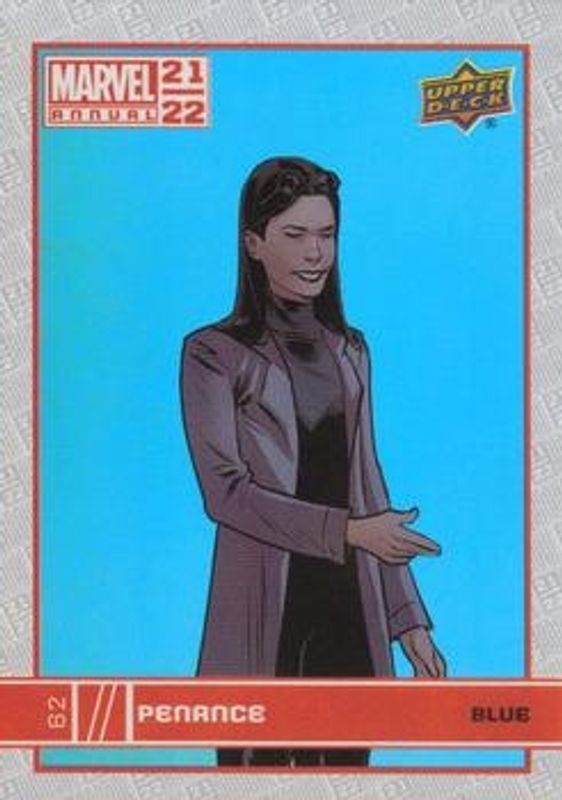 2021 Upper Deck Marvel Annual #62 Blue