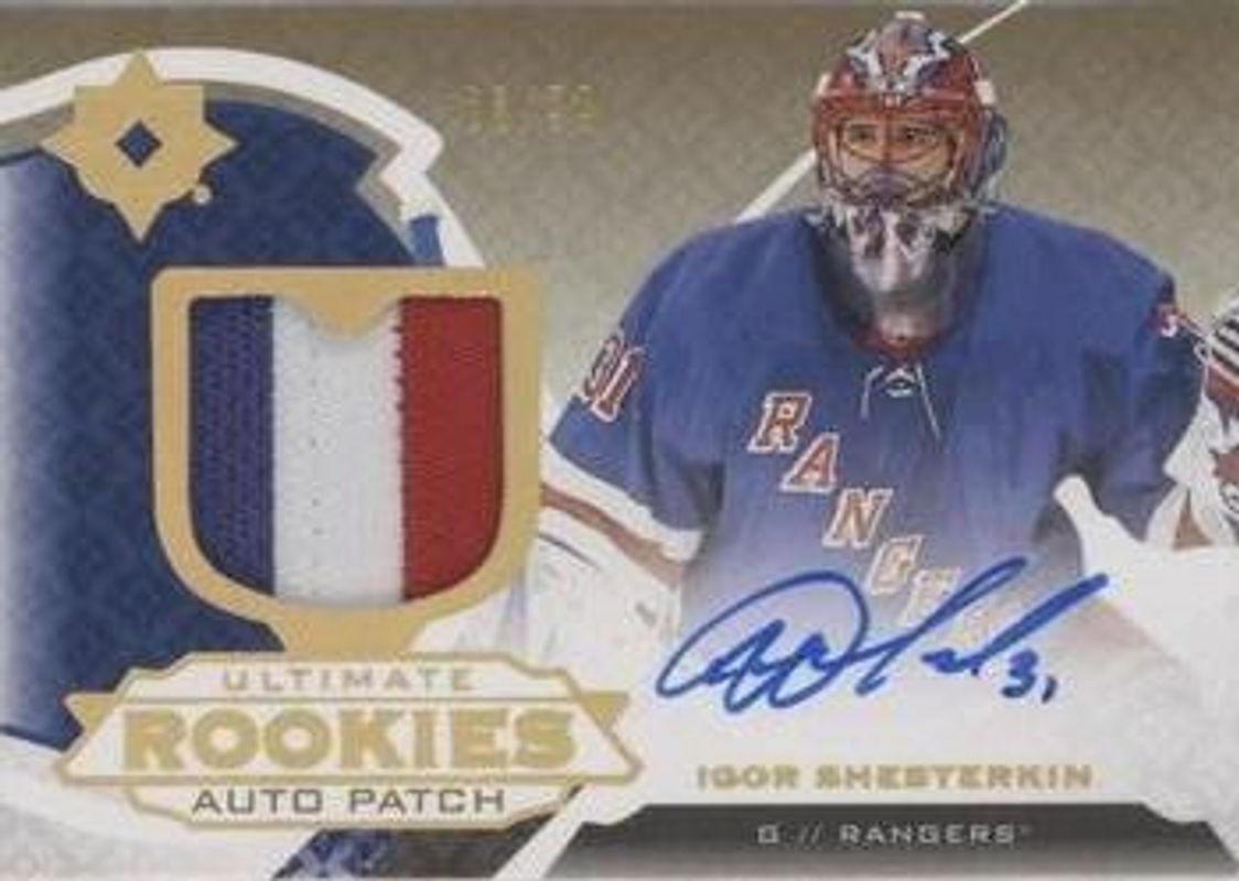 2019 Upper Deck Ultimate Collection #142 Ultimate Rookies Auto Patch /99