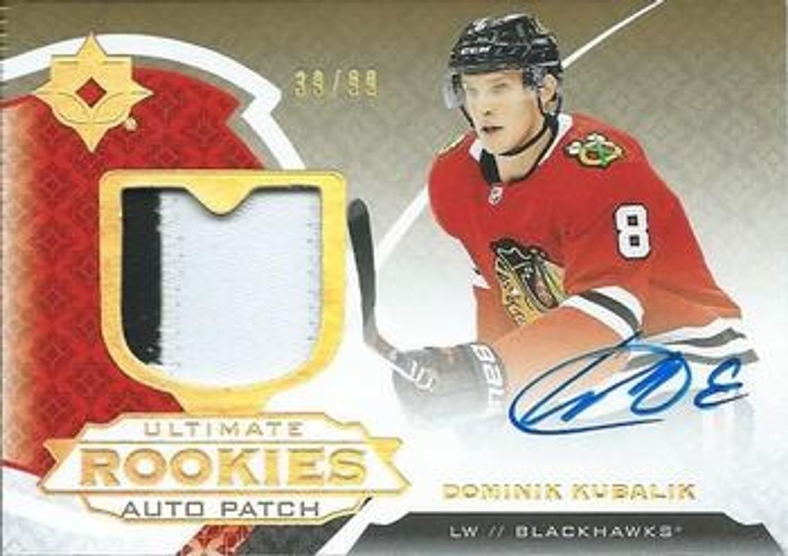 2019 Upper Deck Ultimate Collection #176 Ultimate Rookies Auto Patch /99