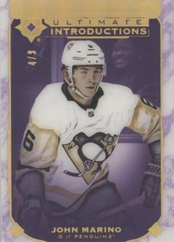 2019 Upper Deck Ultimate Collection #UI-76 Ultimate Introductions - Purple /9