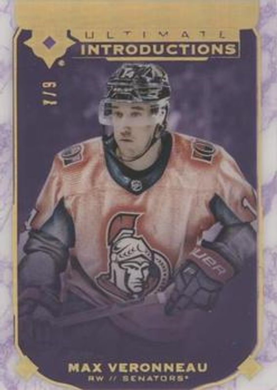 2019 Upper Deck Ultimate Collection #UI-57 Ultimate Introductions - Purple /9