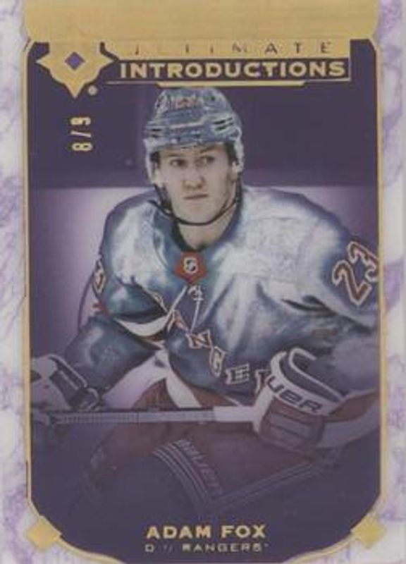 2019 Upper Deck Ultimate Collection #UI-55 Ultimate Introductions - Purple /9