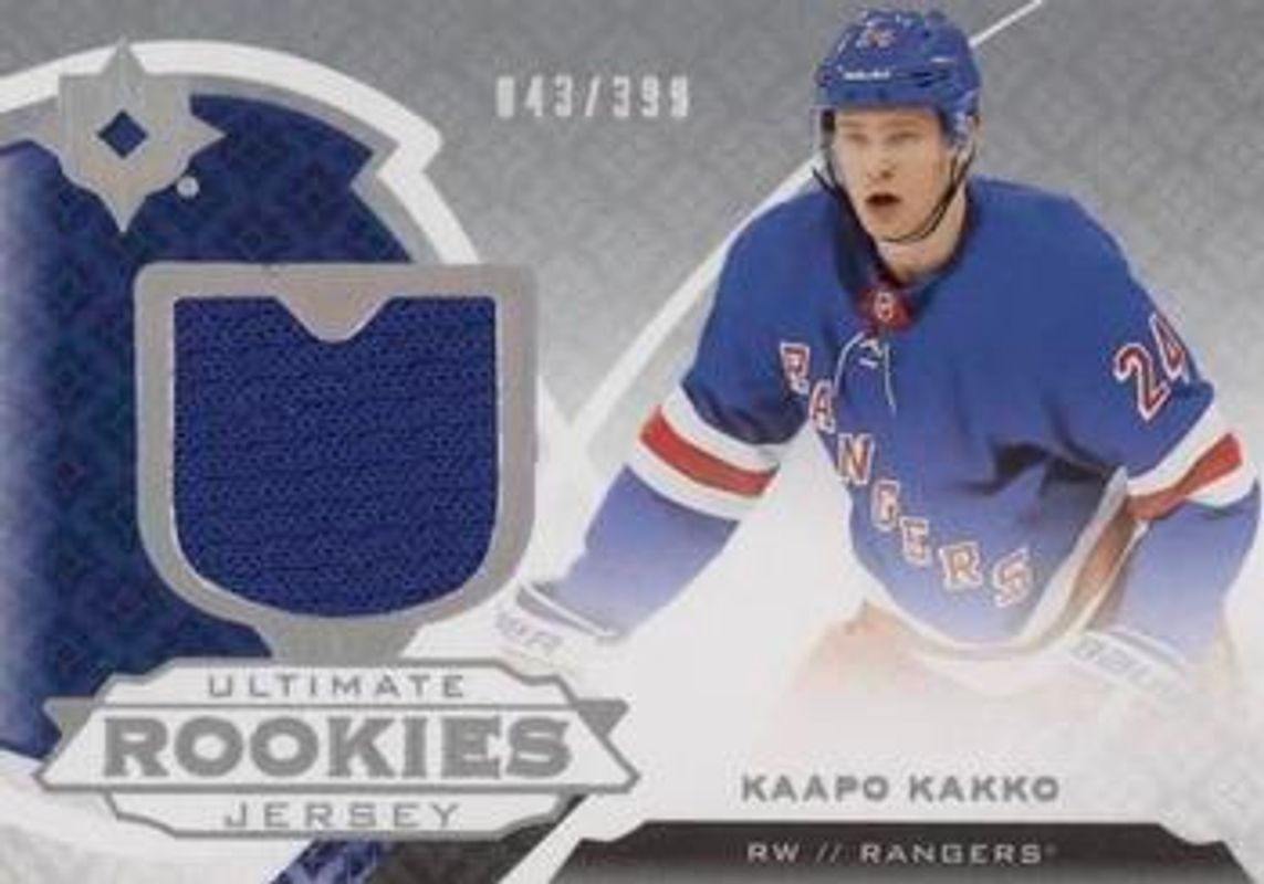 2019 Upper Deck Ultimate Collection #199 Ultimate Rookies Jersey /399