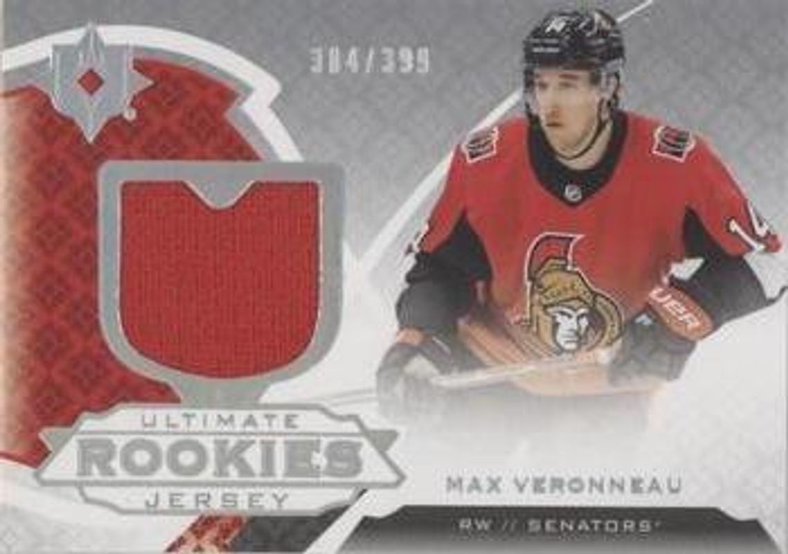 2019 Upper Deck Ultimate Collection #128 Ultimate Rookies Jersey /399