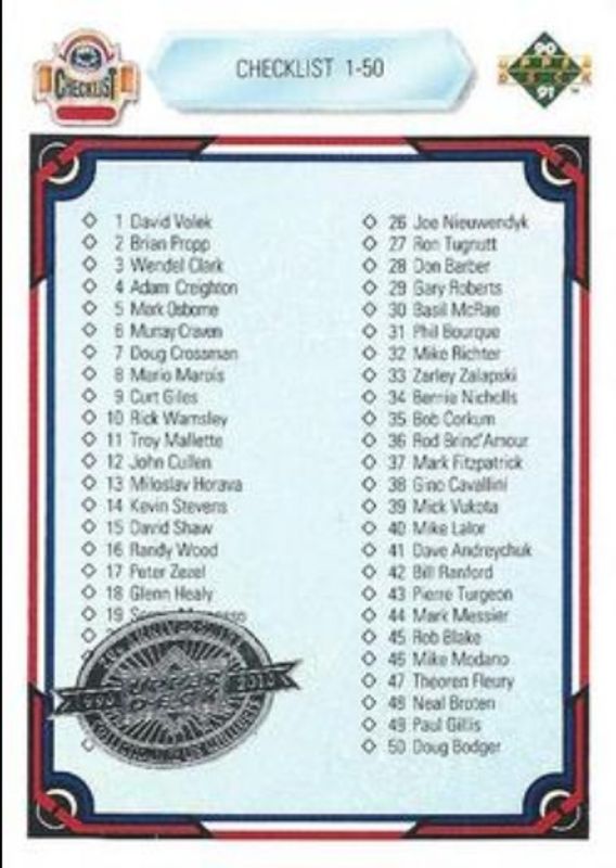 2010 Upper Deck French #100 1990 Upper Deck French Buybacks