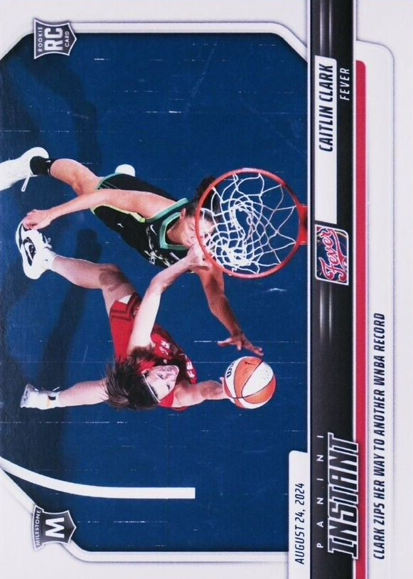 2) 2024 PANINI Instant WNBA Caitlin Clark ROOKIE CARDS SP Fever #28 - Foto 7