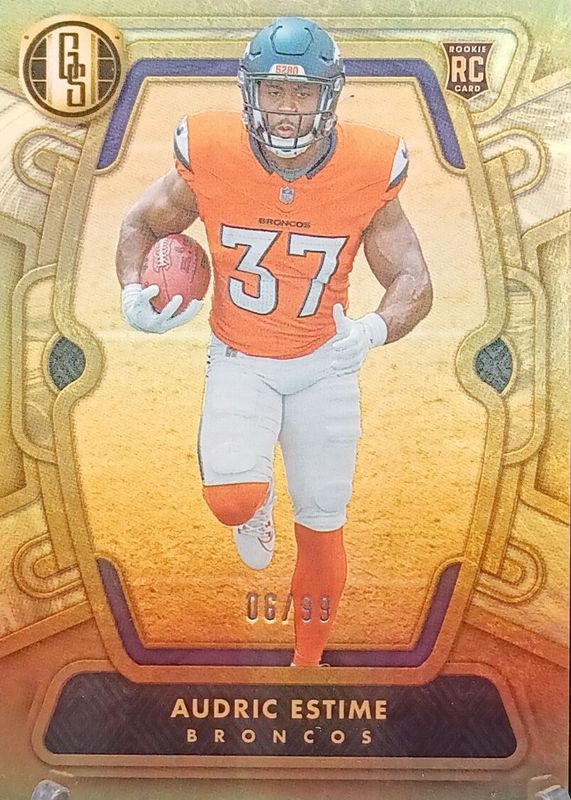 Audric Estime 2024 Gold Standard #170 Base /99 Rookie RAW