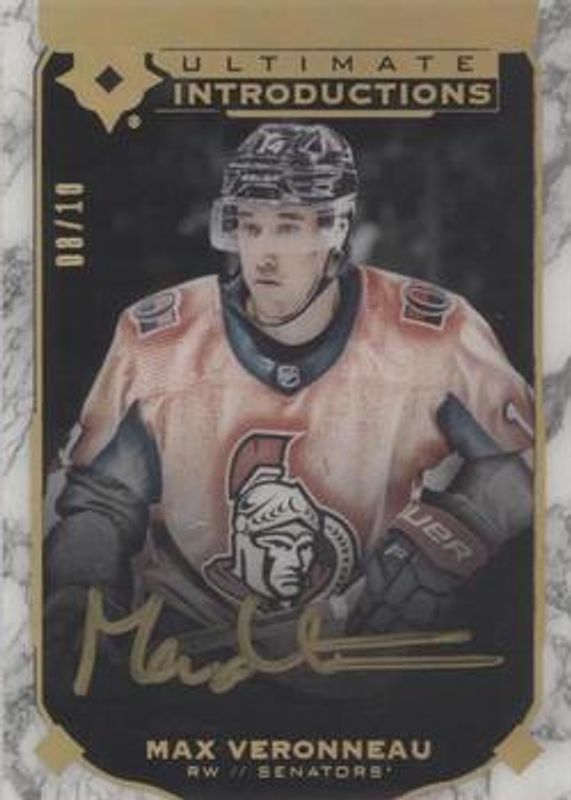 2019 Upper Deck Ultimate Collection #UI-57 Ultimate Introductions Onyx Black Autographs /10