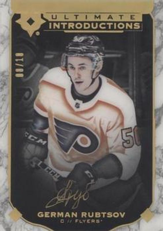 2019 Upper Deck Ultimate Collection #UI-44 Ultimate Introductions Onyx Black Autographs /10