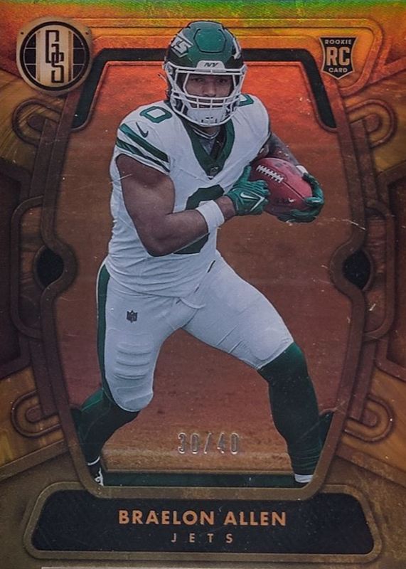Braelon Allen 2024 Gold Standard #166 Citrine /40 Rookie RAW