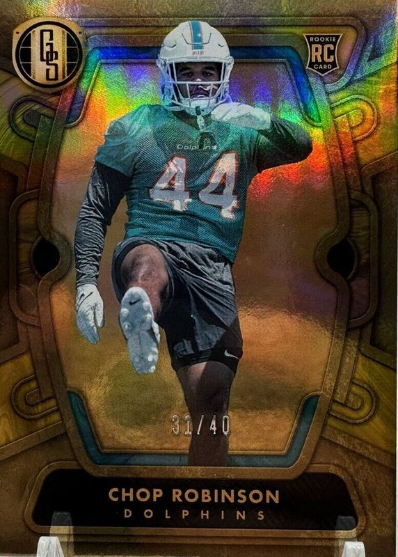 Chop Robinson 2024 Gold Standard #118 Citrine /40 Rookie RAW