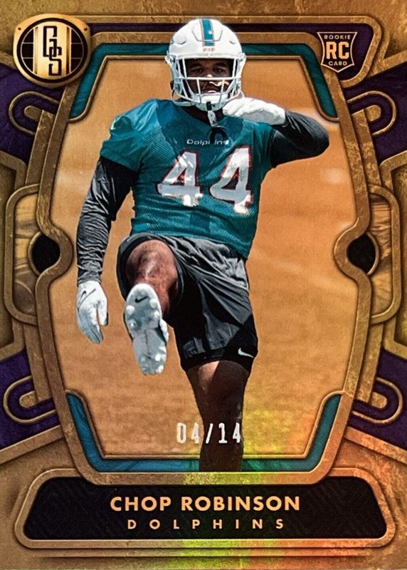 Chop Robinson 2024 Gold Standard #118 Violet /14 Rookie RAW