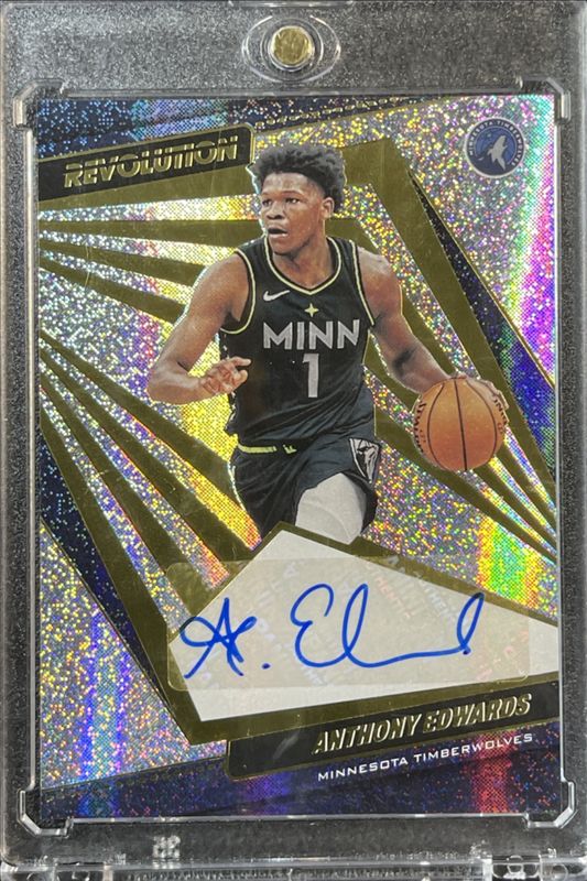 Anthony Edwards 2021 Revolution #AG-AEW Autograph Price Guide - Sports ...