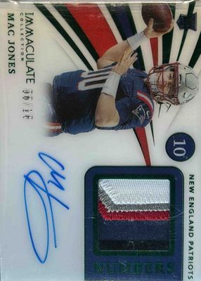 2021 Immaculate #INA-MJ Immaculate Numbers Rookie Patch Autographs - Premium Edition /18