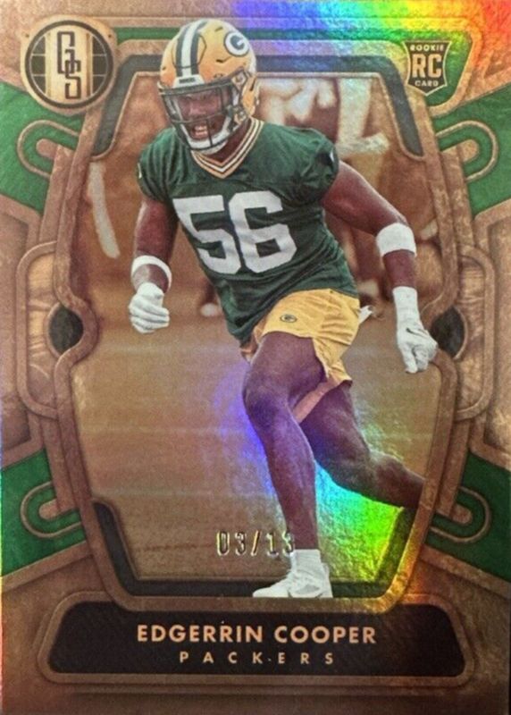 Edgerrin Cooper 2024 Gold Standard #137 Emerald /13 Rookie RAW