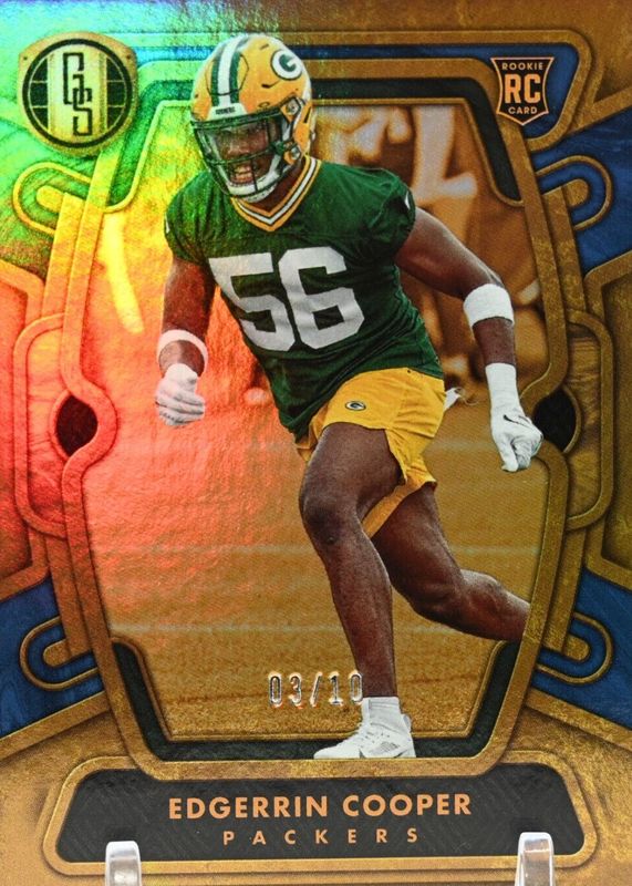 Edgerrin Cooper 2024 Gold Standard #137 Sapphire /10 Rookie RAW
