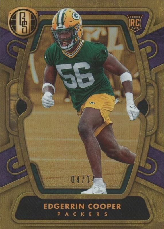 Edgerrin Cooper 2024 Gold Standard #137 Violet /14 Rookie RAW