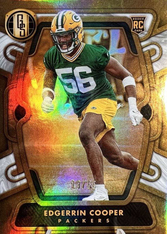 Edgerrin Cooper 2024 Gold Standard #137 White Gold /65 Rookie RAW