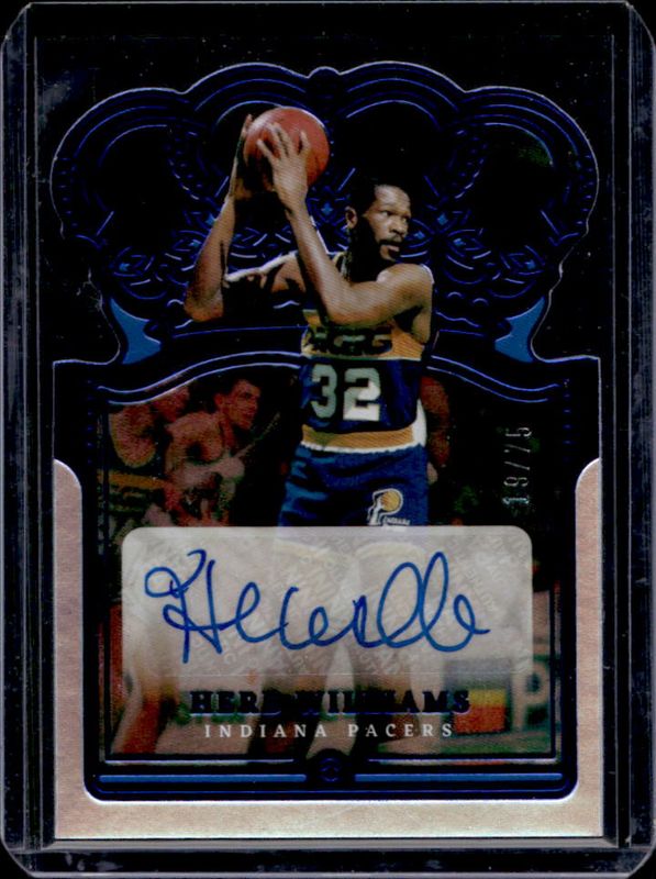2021 Crown Royale #CA-HWL Crown Autographs - Blue /75