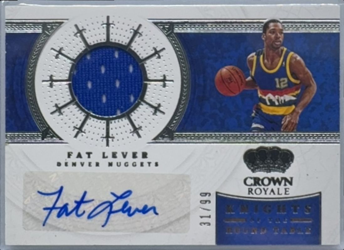 2021 Crown Royale #KRA-FLV Knights of the Round Table Jersey Auto /99