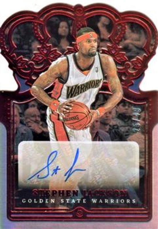 2021 Crown Royale #CA-SJK Crown Autographs - Red /49