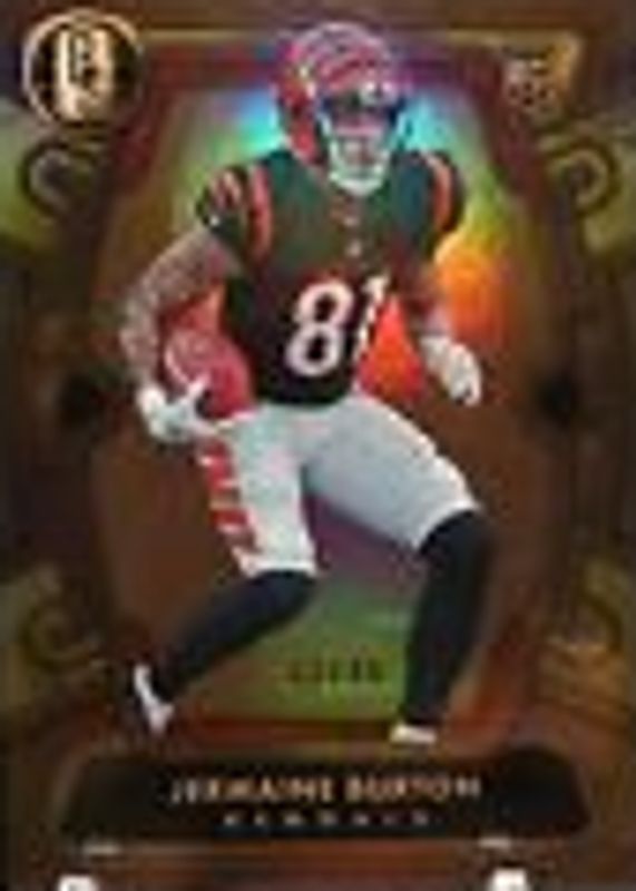 Jermaine Burton 2024 Gold Standard #146 Rose Gold /40 Rookie RAW