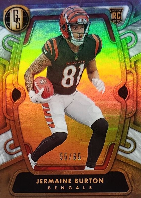 Jermaine Burton 2024 Gold Standard #146 White Gold /65 Rookie RAW