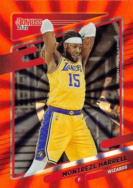 2021 Donruss #181 Orange Laser