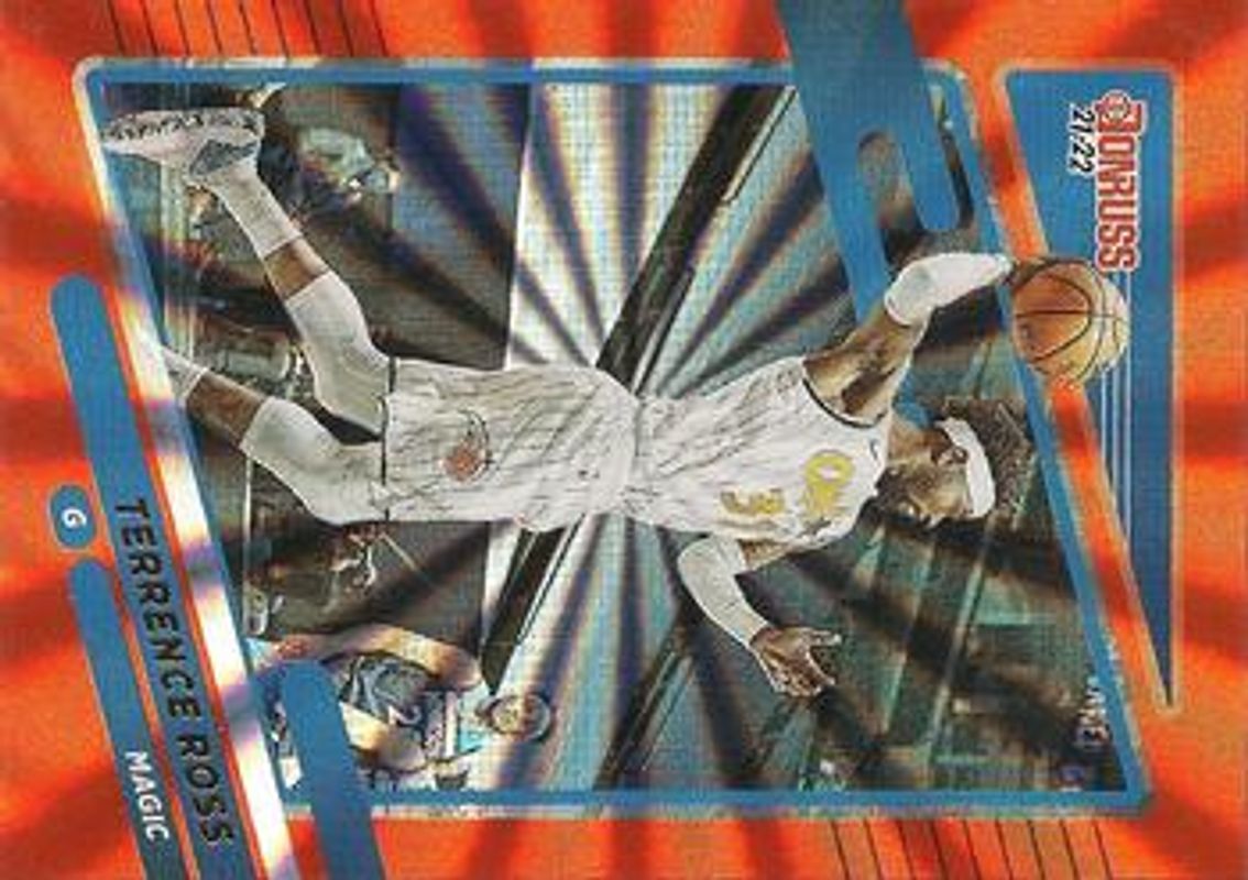 2021 Donruss #163 Orange Laser