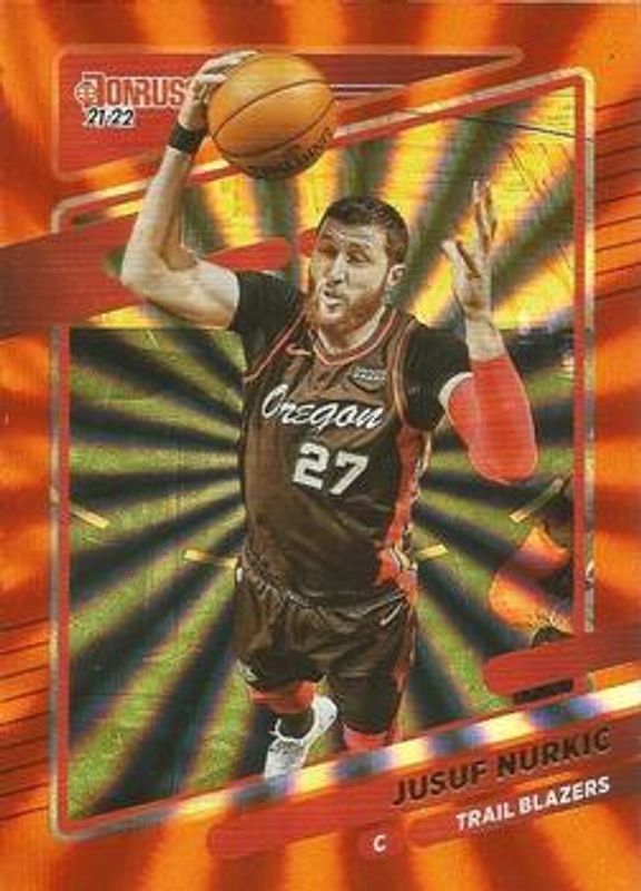 2021 Donruss #123 Orange Laser